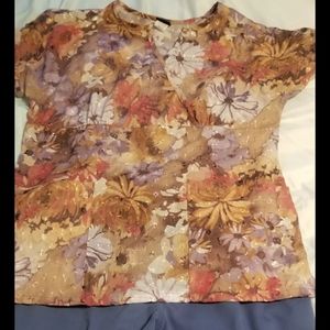 Barco Top And Grey's Anatomy Pants.  Med